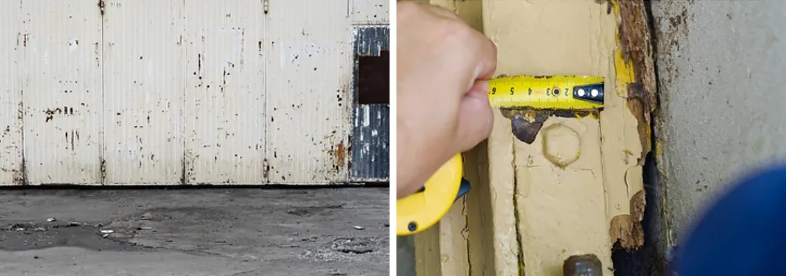 Lift Master Rusty Garage Doors in The Villages, Florida